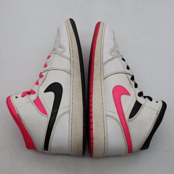 Nike Air Jordan 1 Mid Youth 7 Women’s 8.5 Basketball Sneakers 555112-106 - Picture 6 of 11